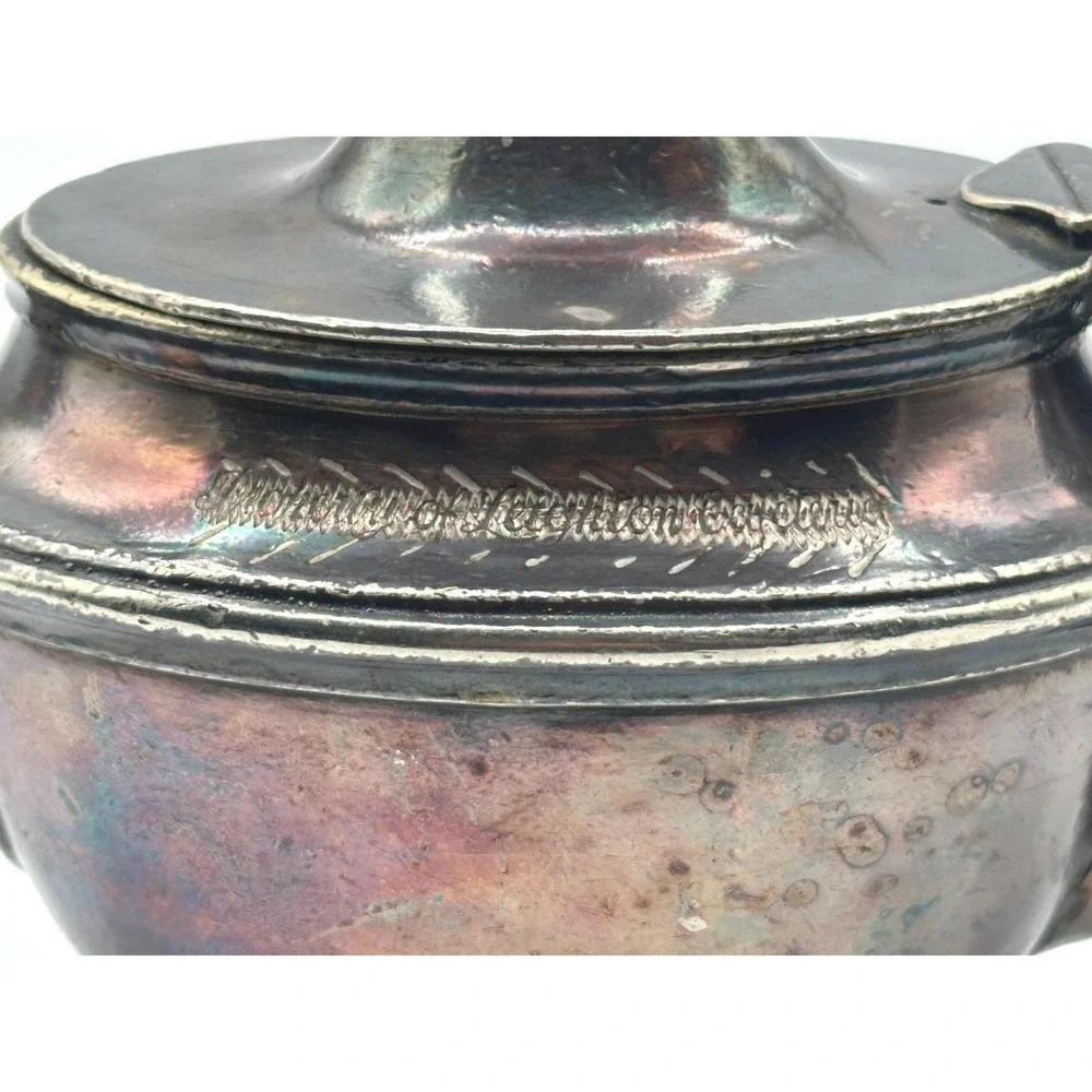 Vintage San Francisco Silver Coated Teapot Rare M Co Antique